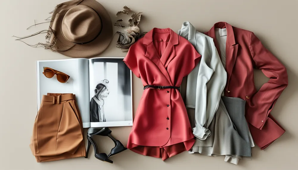 Styling flat lay